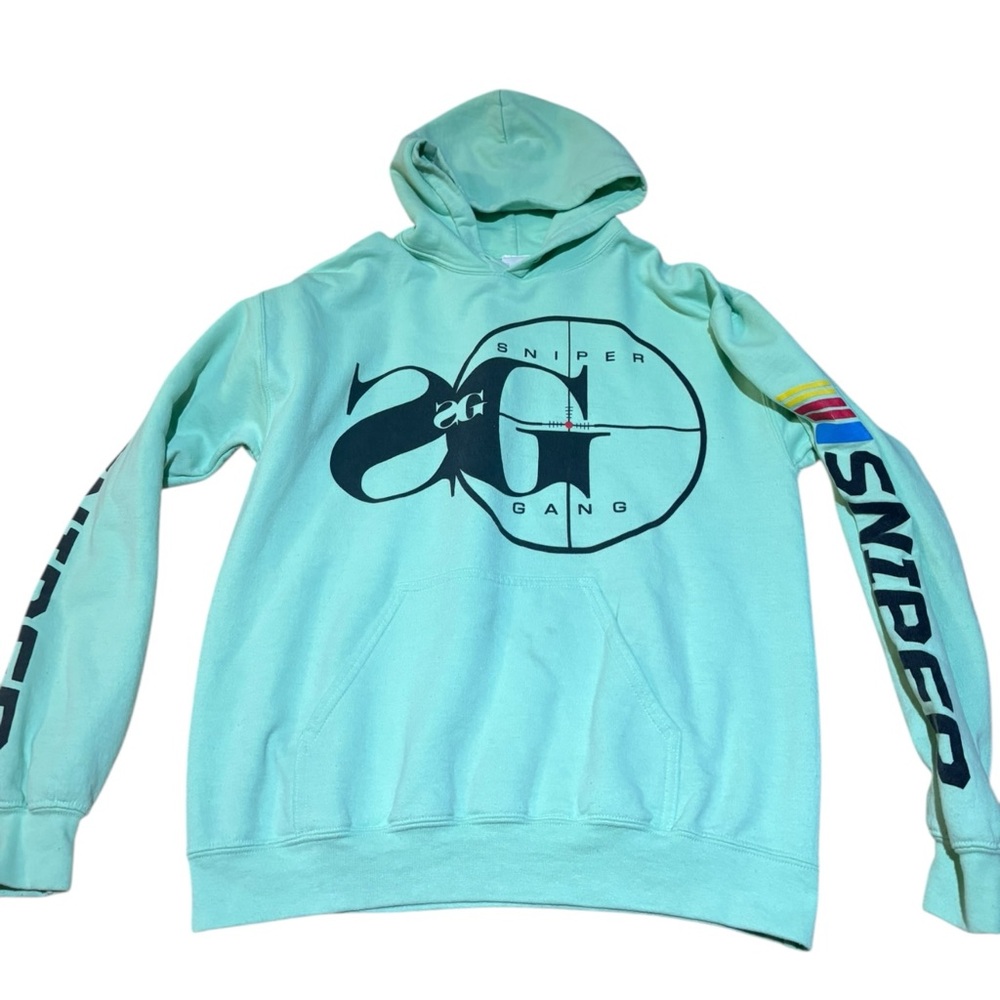 Sniper Gang Mint Green Hoodie